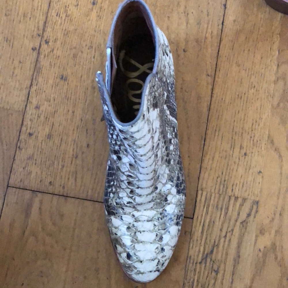 Sam Edelman Python Booties! Only Worn Twice! - image 3